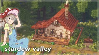 Minecraft Grandpas Farm from Stardew Valley 👩‍🌾🧺  CIT Resource Packs [upl. by Doyle678]