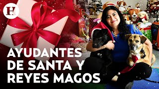 Perritos rescatados del Metro ayudarán a entregar cartas a Santa Claus y los Reyes Magos [upl. by Thorfinn]