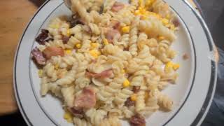 whatsfordinneryall BACON N CORN CASSEROLE [upl. by Idnac]