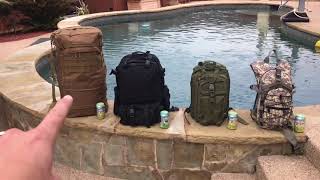 20L to 60L Tactical Military Backpacks  Under 30 on Amazon  Introduction Review [upl. by Celinda]