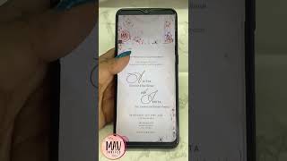 Engagement Invitation  Wedding Card Design [upl. by Hana840]