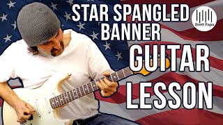 How To Play  Star Spangled Banner  National Anthem  Guitar Lesson [upl. by Humfrey]