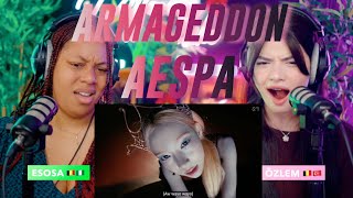 aespa 에스파 Armageddon MV reaction [upl. by Naiviv]