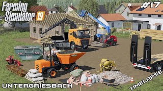 House Demolition  Lawn Care on Untergriesbach  Farming Simulator 19  Episode 17 [upl. by Brandi314]