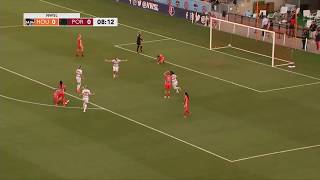 GOAL Tobin Heath gives Portland an early lead [upl. by Eatnahc249]