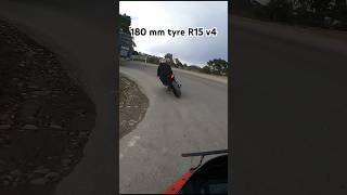 Yamaha R15 v4 180 mm tyre install shortvideo trendingshorts r15v4 [upl. by Aurelie]