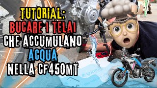 ACQUA nei TELAI della CF 450MTFORIAMOLI INSIEME  TUTORIAL CFMOTOOFFICIAL [upl. by Rawley]