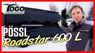 🌴6m KASTENWAGEN MIT EINZELBETTEN 👉Pössl Roadstar 600 L  2021 TOGO REISEMOBILE [upl. by Groeg]