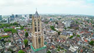 Utrecht Leidsche Rijn naar centrum vanuit de lucht [upl. by Peale450]