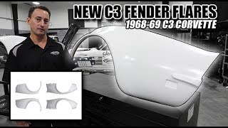 C3 Fiberglass Fender Flare Kit for 196869 C3 Corvettes  Detroit Speed [upl. by Wiedmann]