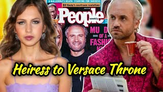 THIS VERSACE QUEEN INHERITED 500 MILLION DOLLARS  GIANNI VERSACE amp ALLEGRA VERSACE [upl. by Aiyekal]