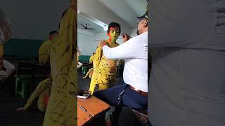 aaya hai Raja logo re logo song makeup lionmakeup faceart [upl. by Adah470]