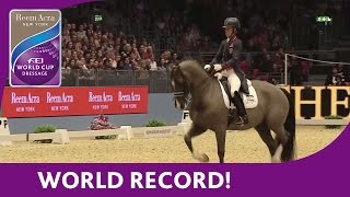 Charlotte Dujardins World Record Breaking Freestyle test at London Olympia [upl. by Lehcir]