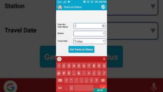 How to know the train live running status using INDIAN RAIL INFO app [upl. by Kreda]