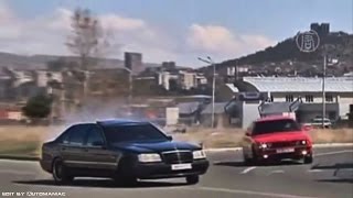 Giorgi Tevzadze Drift  Mercedes Benz W140 S 70 AMG amp BMW E34 M5 [upl. by Mungo]