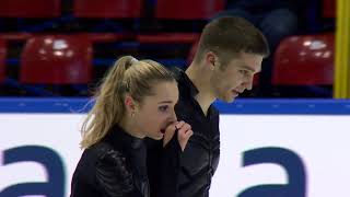 Cleo HAMON  Denys STREKALIN FRA Pairs Free Skating GDANSK 2017 [upl. by Hcurob]