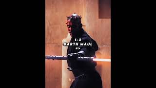 Darth Plagueis vs Darth Maul Star Wars [upl. by Rehctaht609]