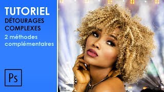 TUTO 2 méthodes de détourage de cheveux simples et complémentaires sur Photoshop CC 2018 [upl. by Swainson46]