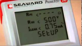 Seaward PrimeTest 250 PAT Tester  Product Demonstration [upl. by Ahsyla]