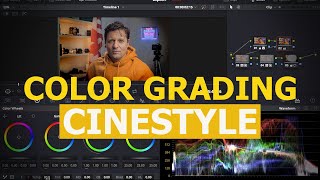 Canon 90D  How to EASILY Color Grade Cinestyle in Resolve [upl. by Harvison]