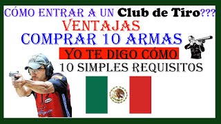 SEDENA MÉXICO  Cómo Ingresar a un Club de Tiro [upl. by Janina691]