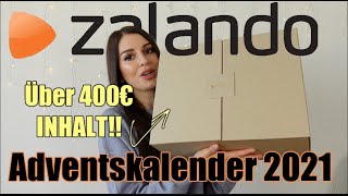 über 400 WERT Der Zalando Adventskalender 2021 ist CRAZY [upl. by Grover]