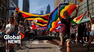 Pride Parade 2024 Toronto hosts Canadas largest pride event [upl. by Dao]