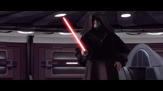 Star Wars  Yoda Vs Darth Sidious Die Rache Der Sith [upl. by Godber800]