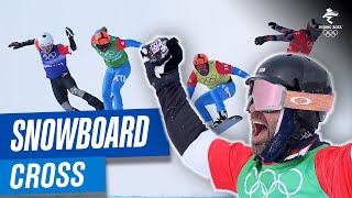 🏂 Incredible snowboard cross races at Beijing2022 [upl. by Seamus651]