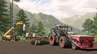 Landwirtschafts Simulator 22  Map Erlengrat Edit 153 Gerste säen mit Fendt 942 Claas Axion JCB [upl. by Fredericka497]