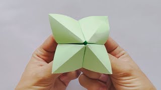 How to Make an Easy Origami Fortune Teller [upl. by Akemed875]