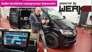 VW T6 Pioneer 9“ Display SPH EVO 950 DAB VW Subwoofer Verstärker Lautsprecher [upl. by Baten]