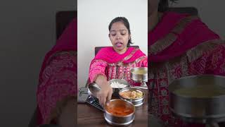 Husband VS Wife ❤️ Karwa Chauth  At Dinner Time shorts love minkutinku karwachauth dinner [upl. by Nymzaj140]