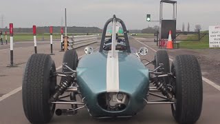 Vintage Racing in a 1963 Brabham BT6  DRIVEN [upl. by Ahcatan]