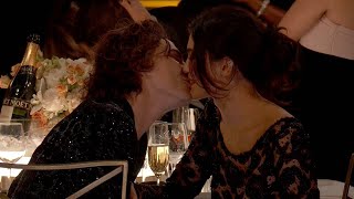 Kylie Jenner and Timothée Chalamet KISS During Golden Globes Date Night [upl. by Doxia362]