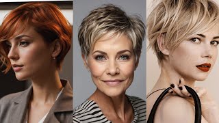 popular And Stylish pixie hair cut and bob hair dye colors ldeas for women 2024 [upl. by Olwena]