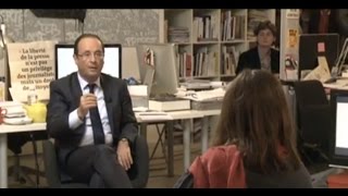 Mediapart 2012  le grand entretien avec François Hollande [upl. by Liesa]