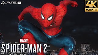 Marvels SpiderMan 2 PS5 Pro  No Way Home Suit Free Roam Gameplay 4K 60FPS [upl. by Ofori]