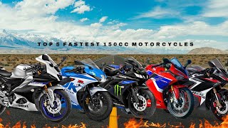 Top 5 Fastest 150CC Motorcycles 2024 [upl. by Thoer]