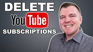 How to Delete YouTube Subscriptions Desktop [upl. by Flagler]