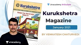 Kurukshetra Magazine  January 2021 Summary  UPSC CSE 202122  Venkatesh Chaturvedi  Part 1 [upl. by Fenn687]