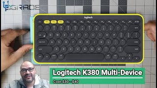 Logitech K380 MultiDevice Bluetooth Keyboard [upl. by Erb]