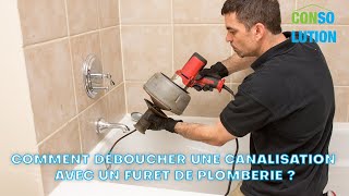 Comment déboucher une canalisation avec un furet de plomberie [upl. by Matelda]