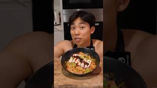 High Protein Spicy Peanut Butter Noodles 🌶️🍜 [upl. by Burty]