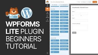 How To Use WPForms Lite WordPress Plugin To Collect Leads  Beginners Tutorial 📭 [upl. by Nero]