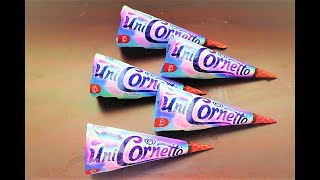 BARU 😍 Bocah Imut Review Es Krim Cornetto Unicorn 🦄  UNICORNETTO   Unicorn Ice Cream Review [upl. by Pachston]