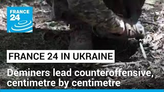 Deminers lead Ukraines counteroffensive centimetre by centimetre • FRANCE 24 English [upl. by Eelrak]