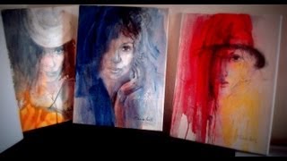 NINA BELLs ART WORK and ART Critique by Sanda Stanacev Bajzek  OTV Obzori [upl. by Rossing]