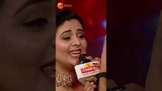 Sreemukhi tana paatato andarki shock ichindi🎤😲  SAREGAMAPA Telugu shorts  Sun 9PM  Zee Telugu [upl. by Aikat]