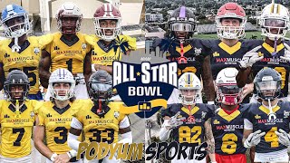 📖 College Athletes From All Over Showcase Talents 🏈🔥2024 Podyum Sports Miami AllStar ⭐️ Bowl 🏝️ [upl. by Ailima]